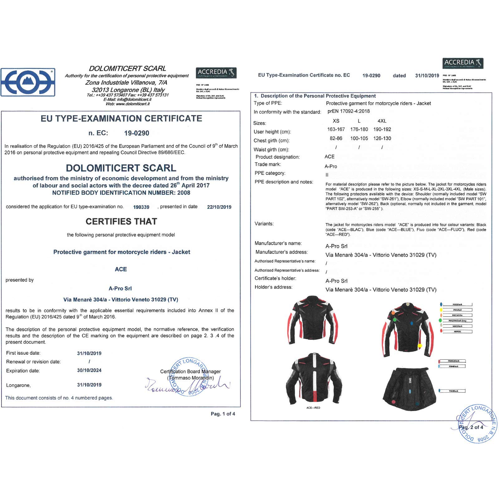 Moto CE Protezioni Tessile Giacca Giacca Manica Smontabile Gilet Termico