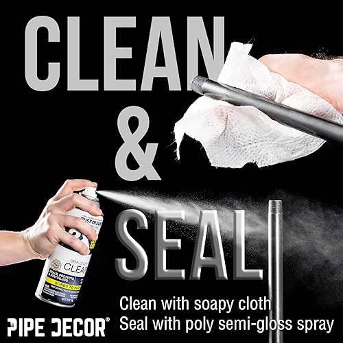 Vista 25 de PIPE DECOR - Codo de salida lateral de 1/2 pulgada, accesorios de hierro maleable negro para tuberías, pezones y accesorios estándar de 1/2 pulgada