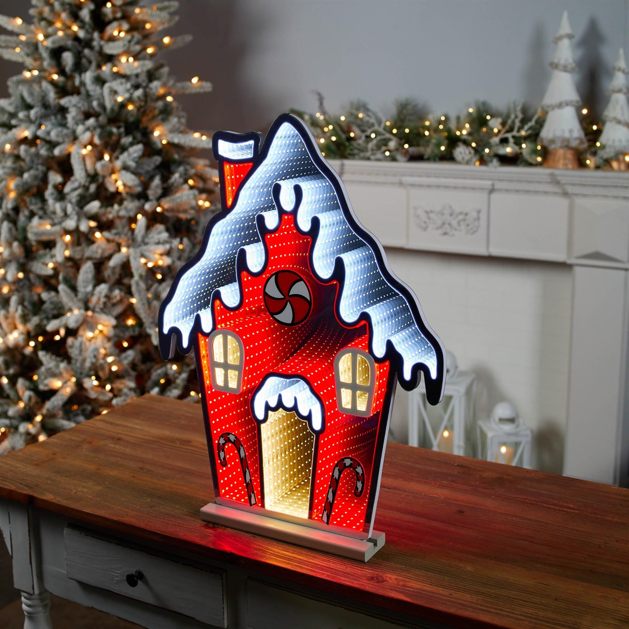 Amazon.com: Melrose Gingerbread House Ekkolight Infinity Light, 26