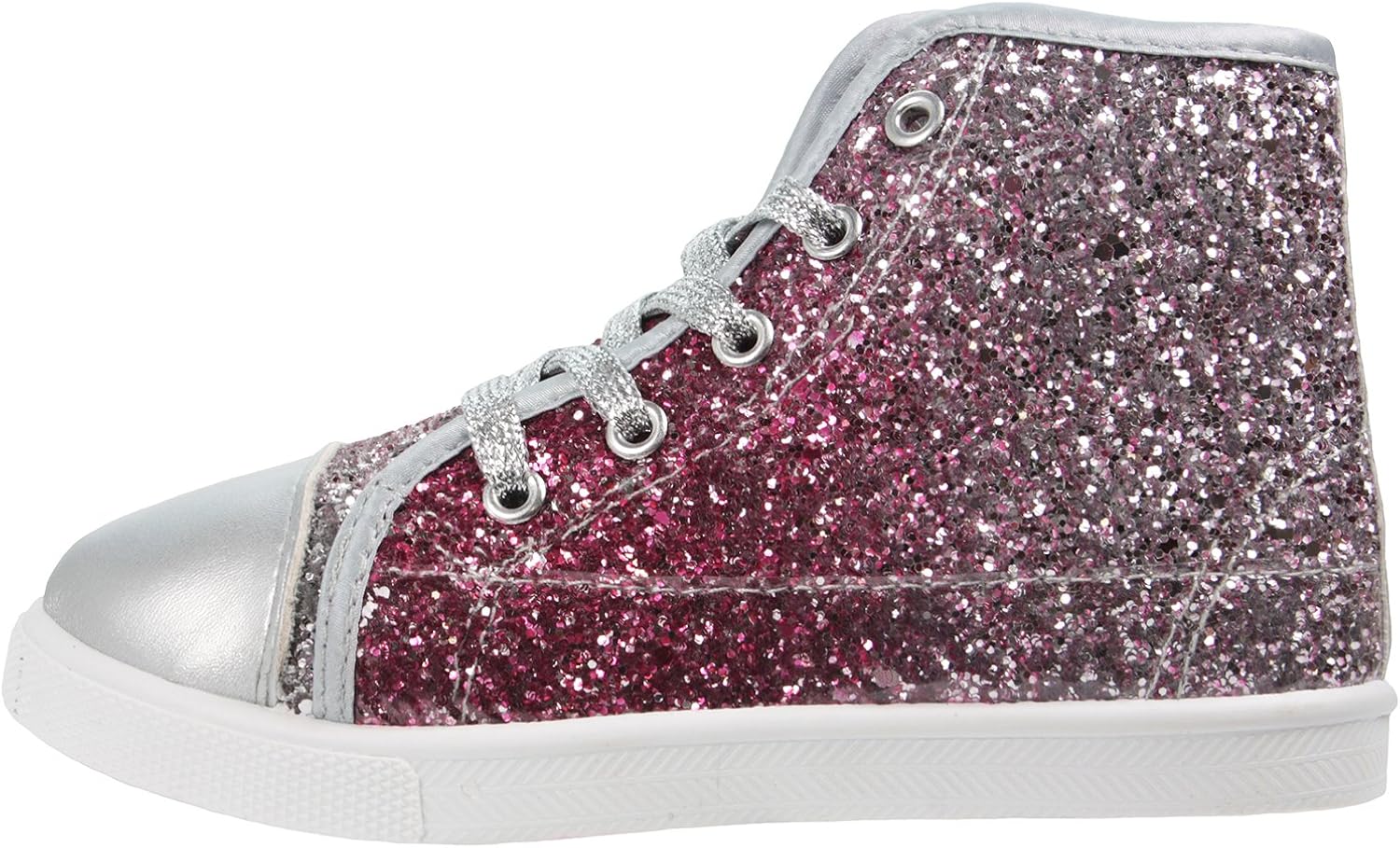 glitter pink trainers