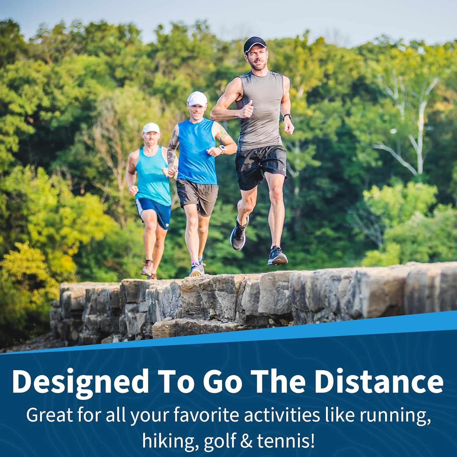 TrailHeads Reflective Running Cap | A Quick Dry Hat for Men | The Flashback 360 Sports Cap - 3 Colors - Image 5