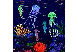 Lpraer Glowing Aquarium Ornaments: Vibrant Marine Life for Your Underwater Paradise