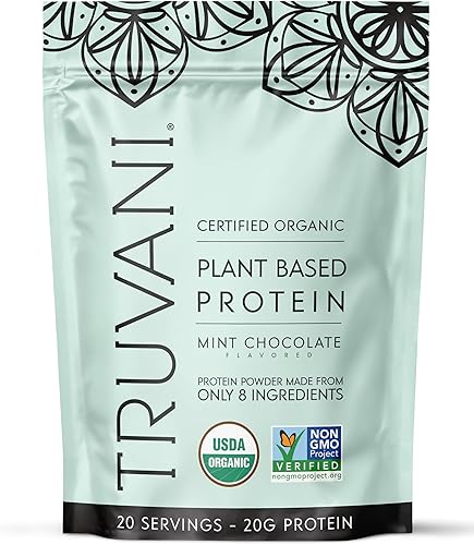 Miniatura 161 de TRUVANI – Polvo de proteína a base de plantas – Proteína orgánica certificada USDA en polvo, vegano, sin OMG, sin gluten