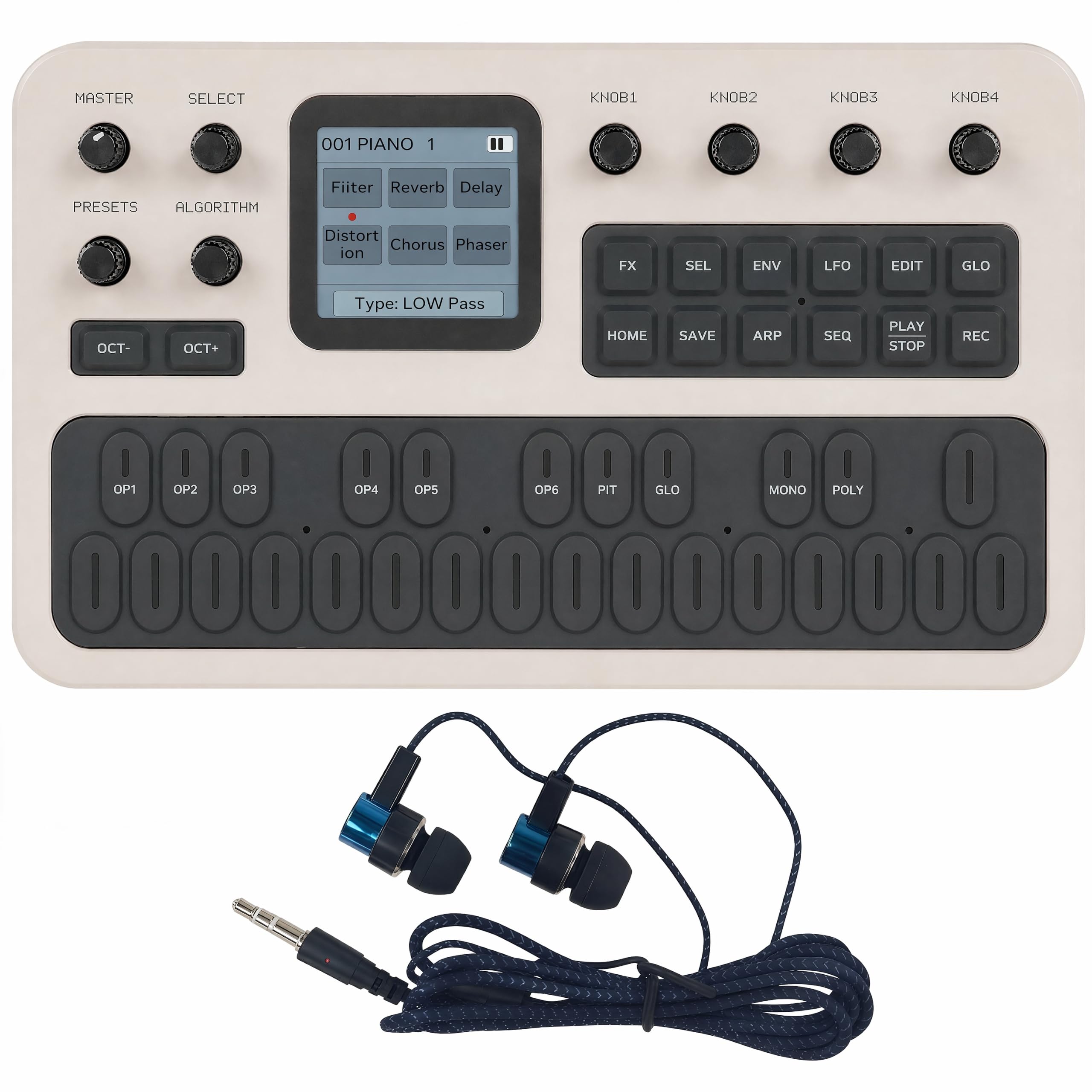 Amazon.com: M-VAVE FM-1 FM Synthesizer, Portable Digital