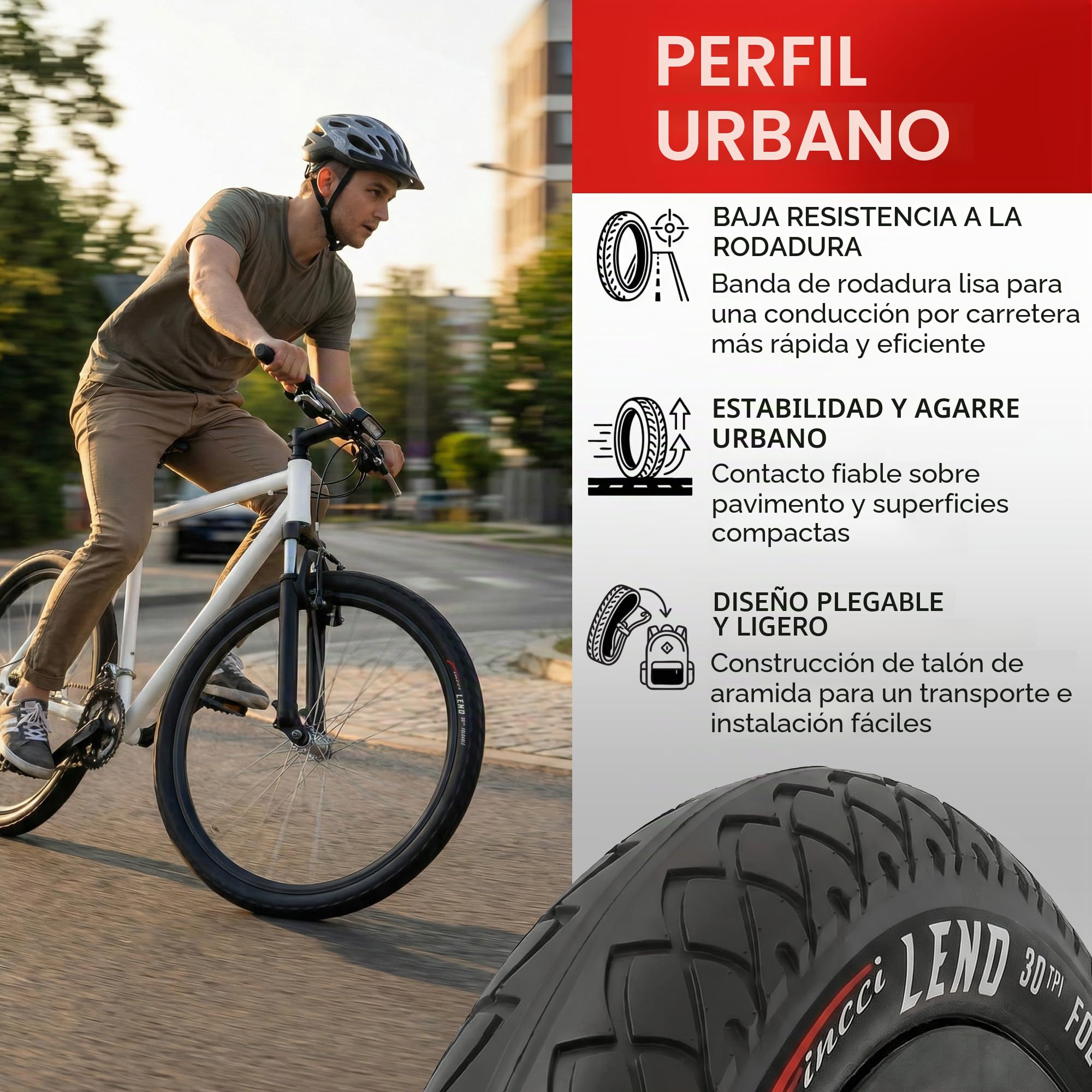 Fincci Cubierta MTB 26x1.95 ETRTO 50-559 Antipinchazos 3 mm para Bici MTB | Neumático MTB 26x1.95, ETRTO 50-559 y Protección Antipinchazos 3 mm - Para Carretera, Montaña MTB y Bicicleta Híbrida