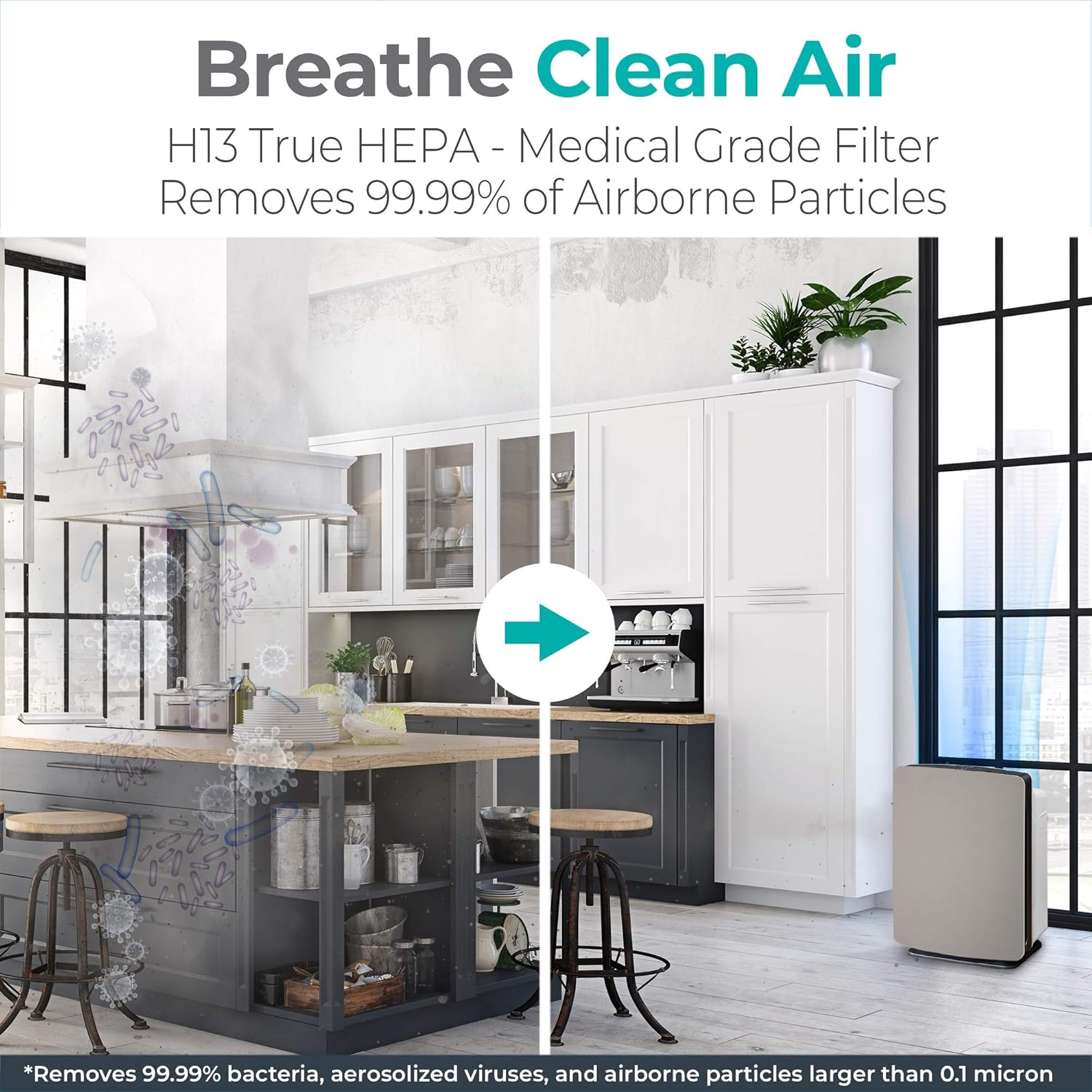 Flаѕh Dеаlѕ - 80% оƒƒ Alen FIT50 Air Purifier, Quiet Air Flow for Large Rooms, 900 SqFt, Air Cleaner for Allergens, Dust, Mold, Pet Odors, Smoke, VOCs with Long Filter Life