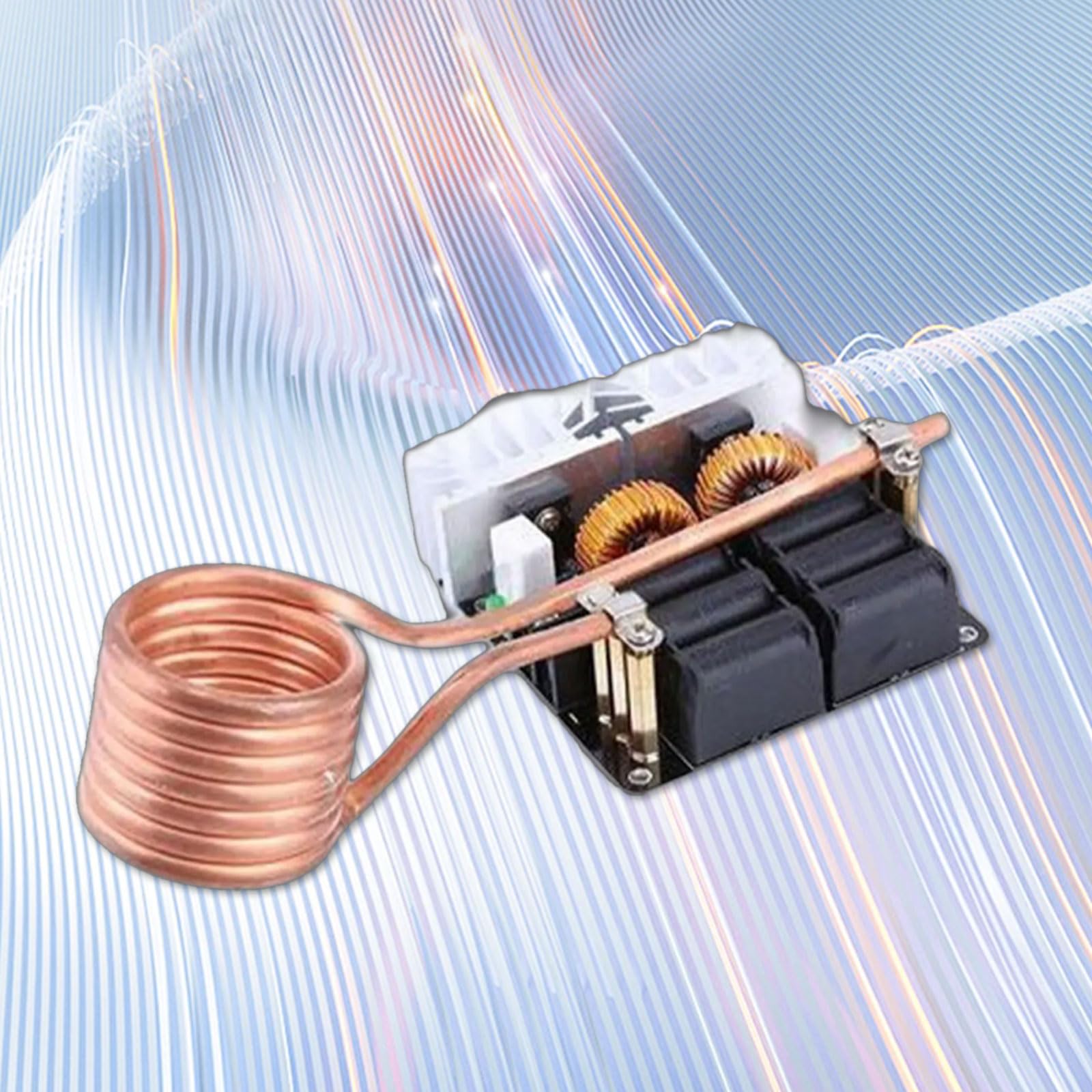 Panneau de chauffage à induction ZVS 1000 W 12 V-48 V basse tension avec module d'alimentation de chauffage par bobine