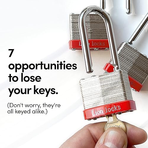 Miniatura 3 de Lion Locks 2903LLS. - Candado acanalado de 2 pulgadas, 1 unidad de 916 pulgadas de ancho.