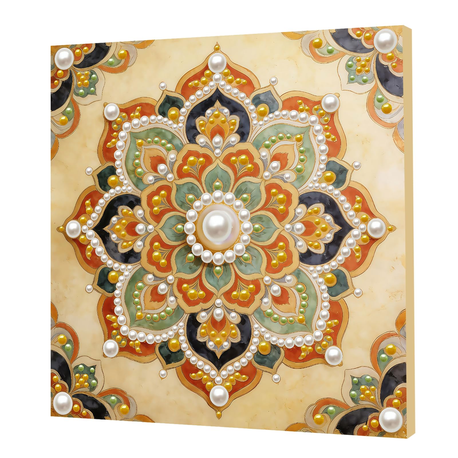 5D DIY Pearl Art Painting Kits, with Frame 30x30cm Pearl Gem Paintings Picture Arts Craft for Adults/Beginners Tabletop and Wall Mounting Home Decor