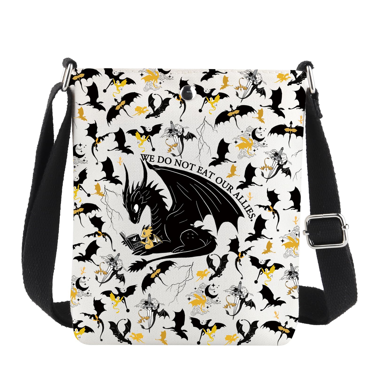 JNIAP Tairn Crossbody Bag Tairn & Andarna Gifts We Do Not Eat Our Allies Dragons Rider Shoulder Bag