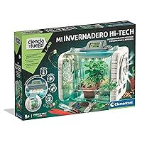 Clementoni - Serra tecnologica - Kit botanico per bambini - Sperimenta con il giardinaggio e la scienza