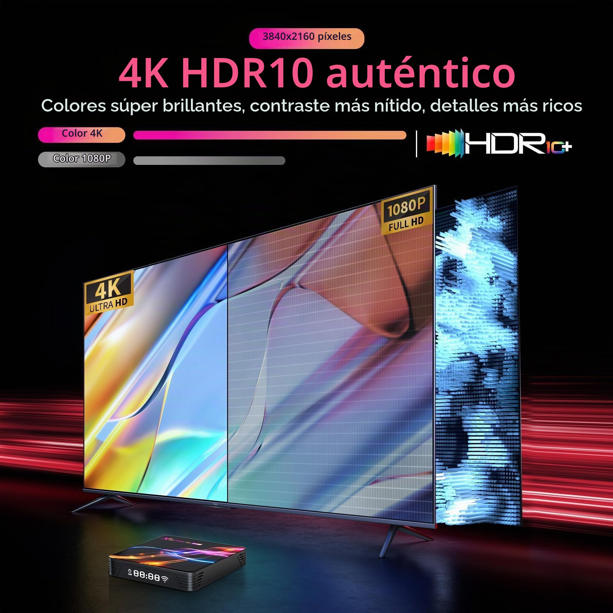 Android 14 TV Box RK3528 Quad-Core 64bit Cortex-A53 4GB RAM 128GB ROM