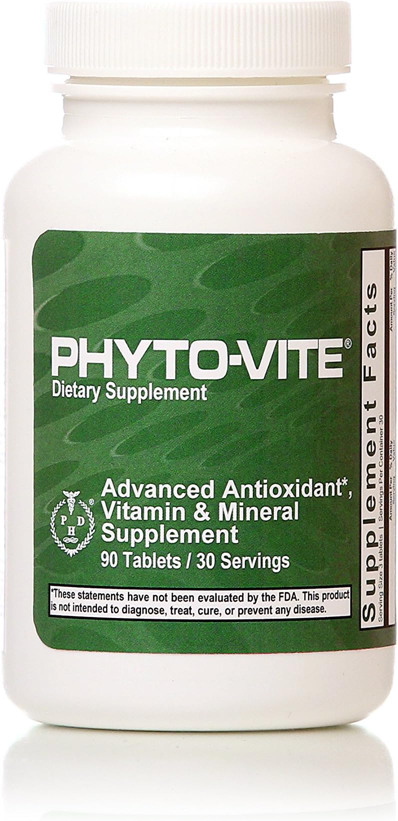 Phyto-Vite Advanced Antioxidant & Mineral Multi-Vitamin (90 Count/30 Servings)
