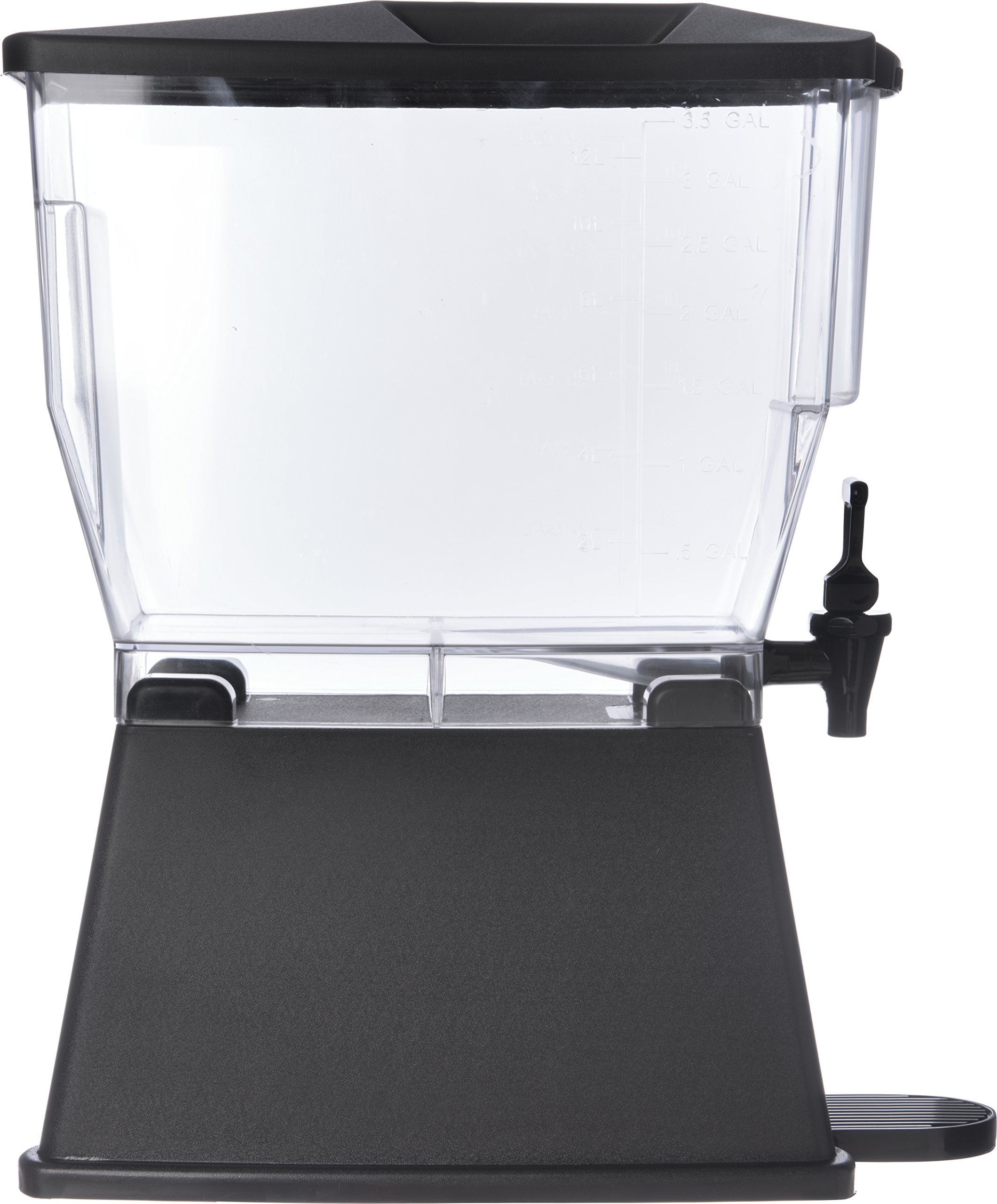 Carlisle 1085003 TrimLine Clear Premium Distributeur de boissons à base unique Noir Capacité 1085003 l