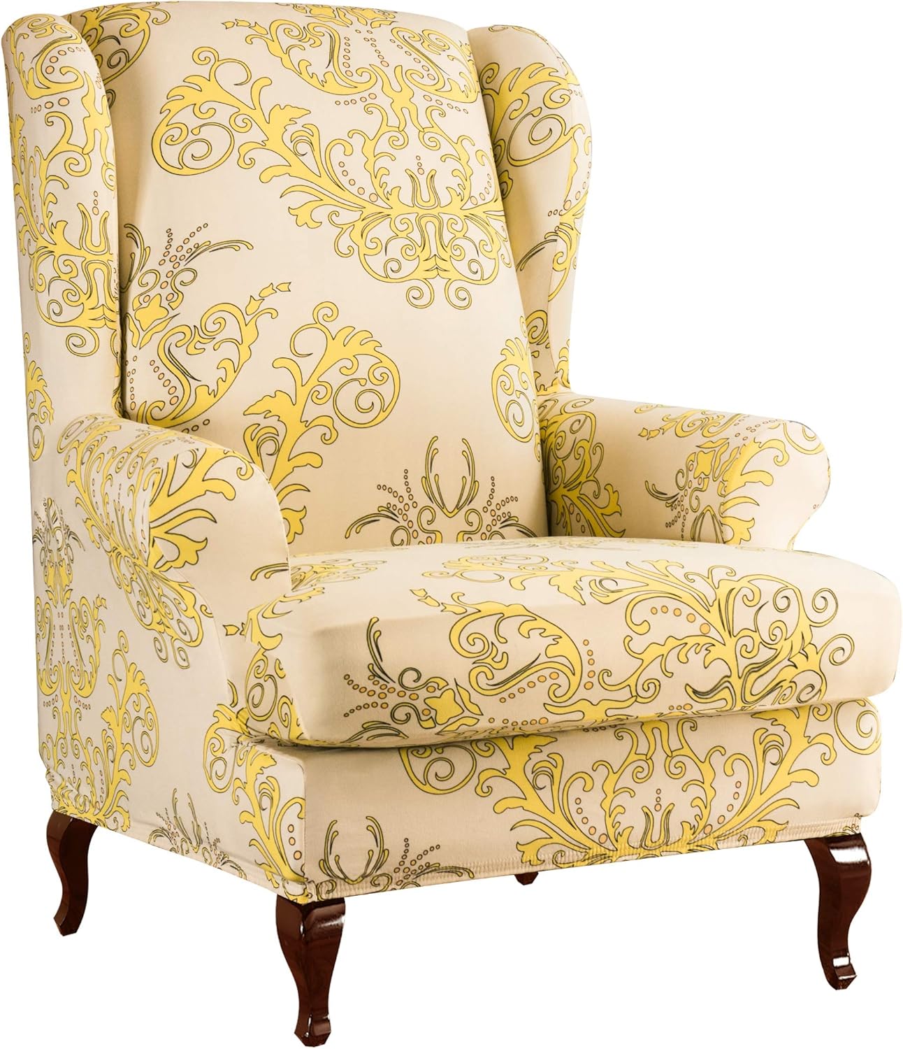 Amazoncom Subrtex Floral Universal Furniture Protector Printed Wingback Chair Covers 2 Pieces Spandex Armchair Slipcovers Amazoncom Subrtex Floral Universal Furniture Protector Printed Wingback Chair Covers 2 Pieces Spandex Armchair Slipcovers