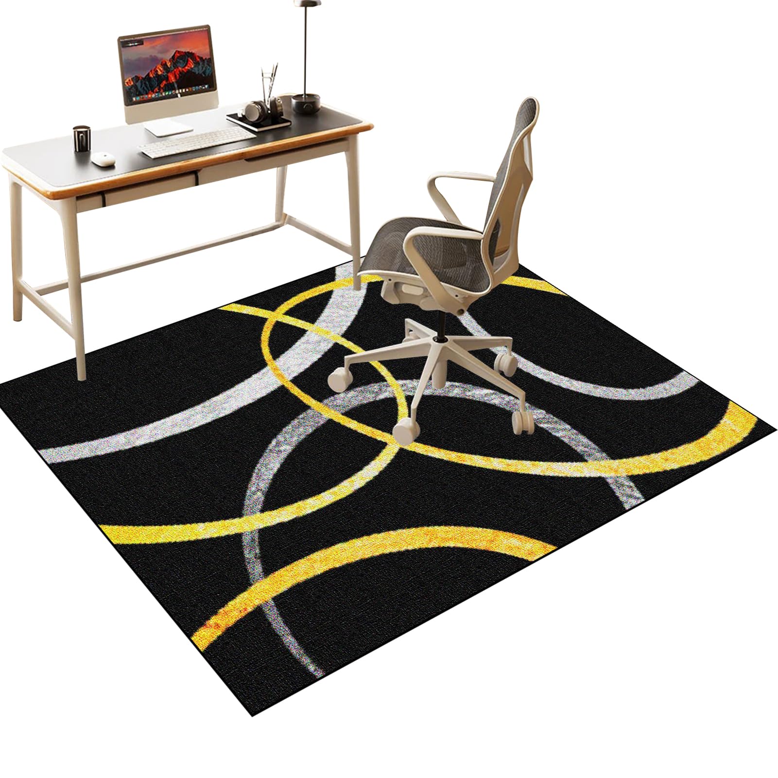 Office Chair Mat for Carpeted and Hardwood Floor, Desk Chair Mat for wooden Floors, Heavy Duty Gaming Chair Mat for Office Home, Floor Protector Mat for Rolling Chair, Computer Chair Rug 70 x 80 cm โ image 1