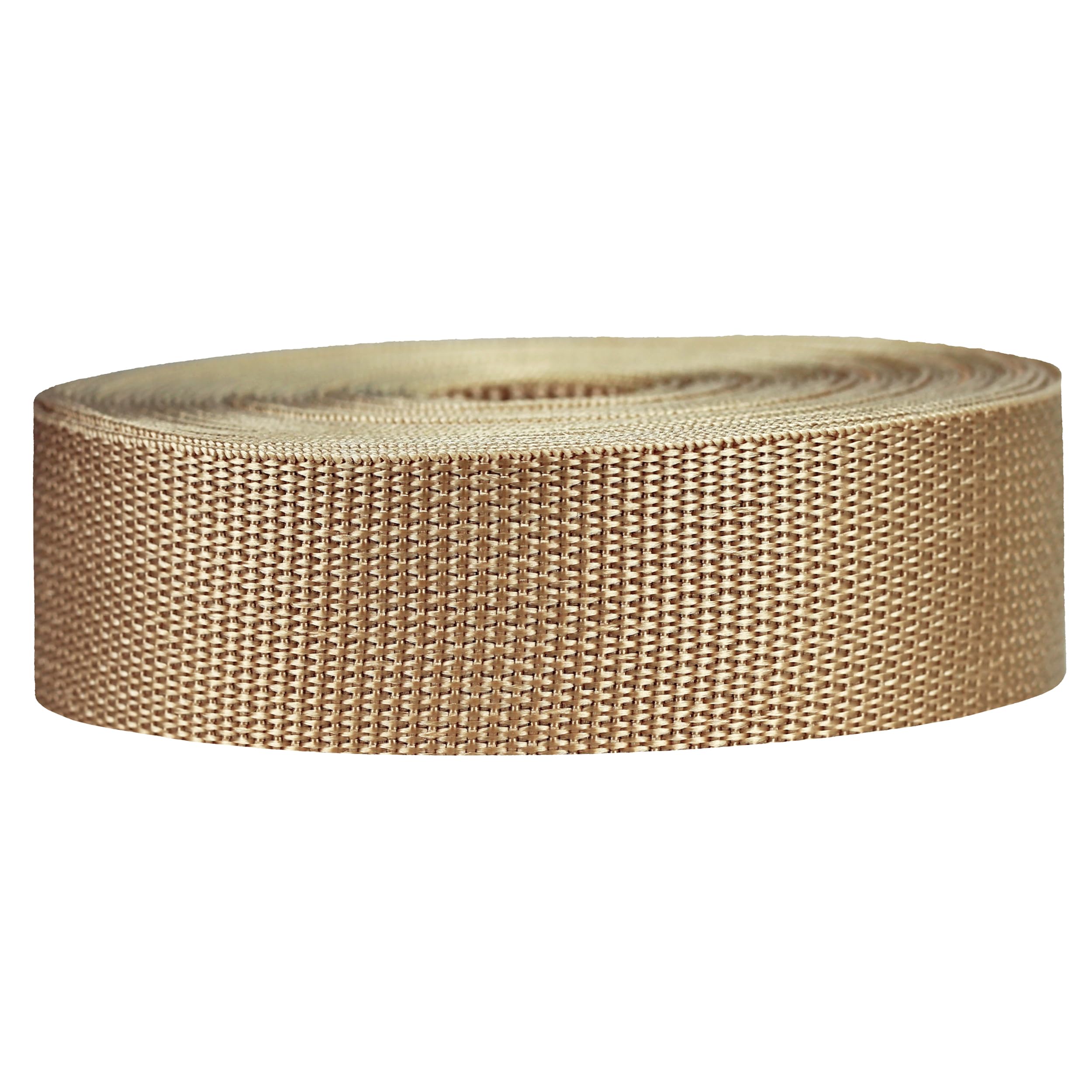Strapworks Lightweight Polypropylene Webbing - Poly Strapping for Outdoor DIY Gear Repair, Pet Collars, Crafts – 1.5 Inch by 10, 25, or 50 Yards, Over