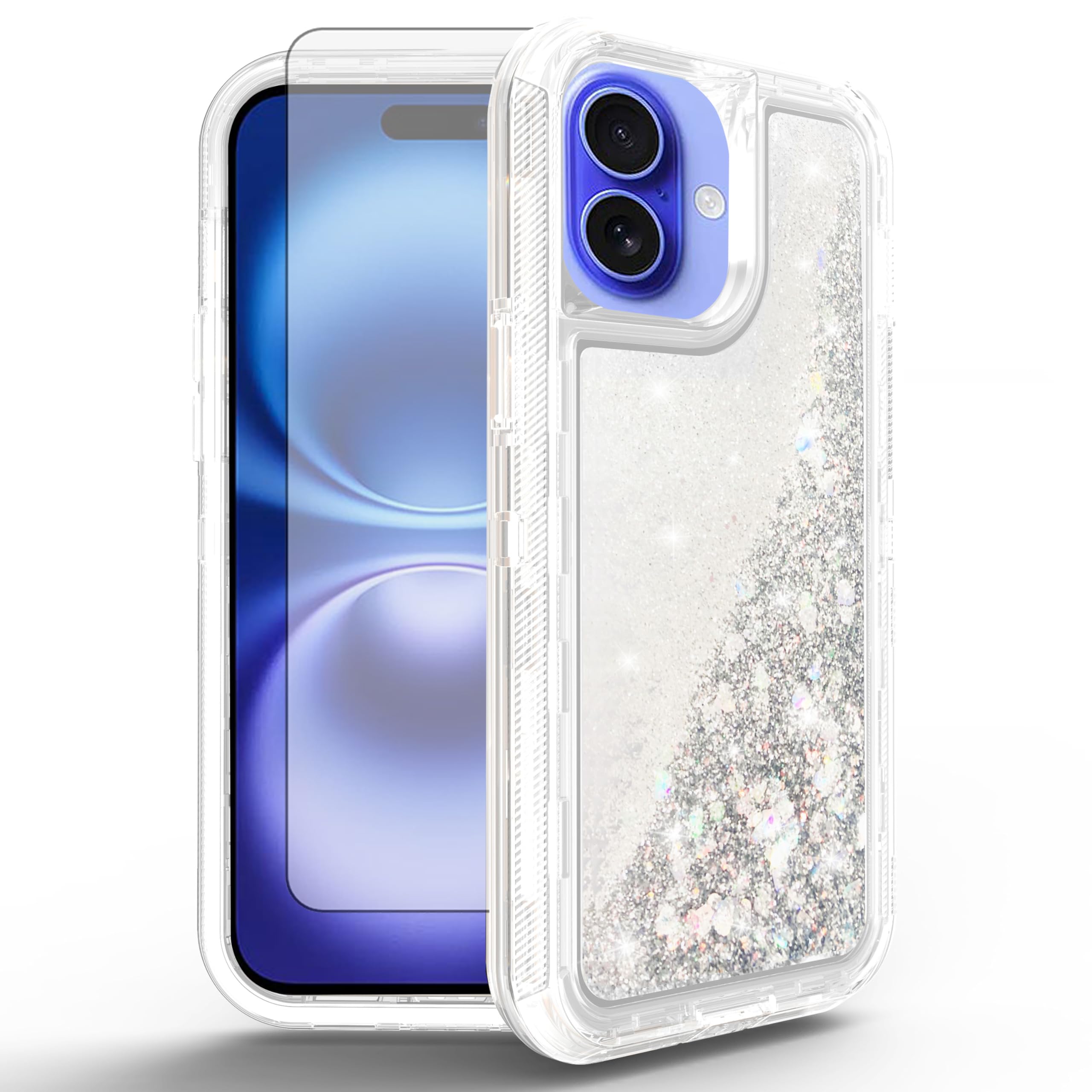Coque iPhone 17 Asuwish silicone hybride robuste 6,3 pouces - 6