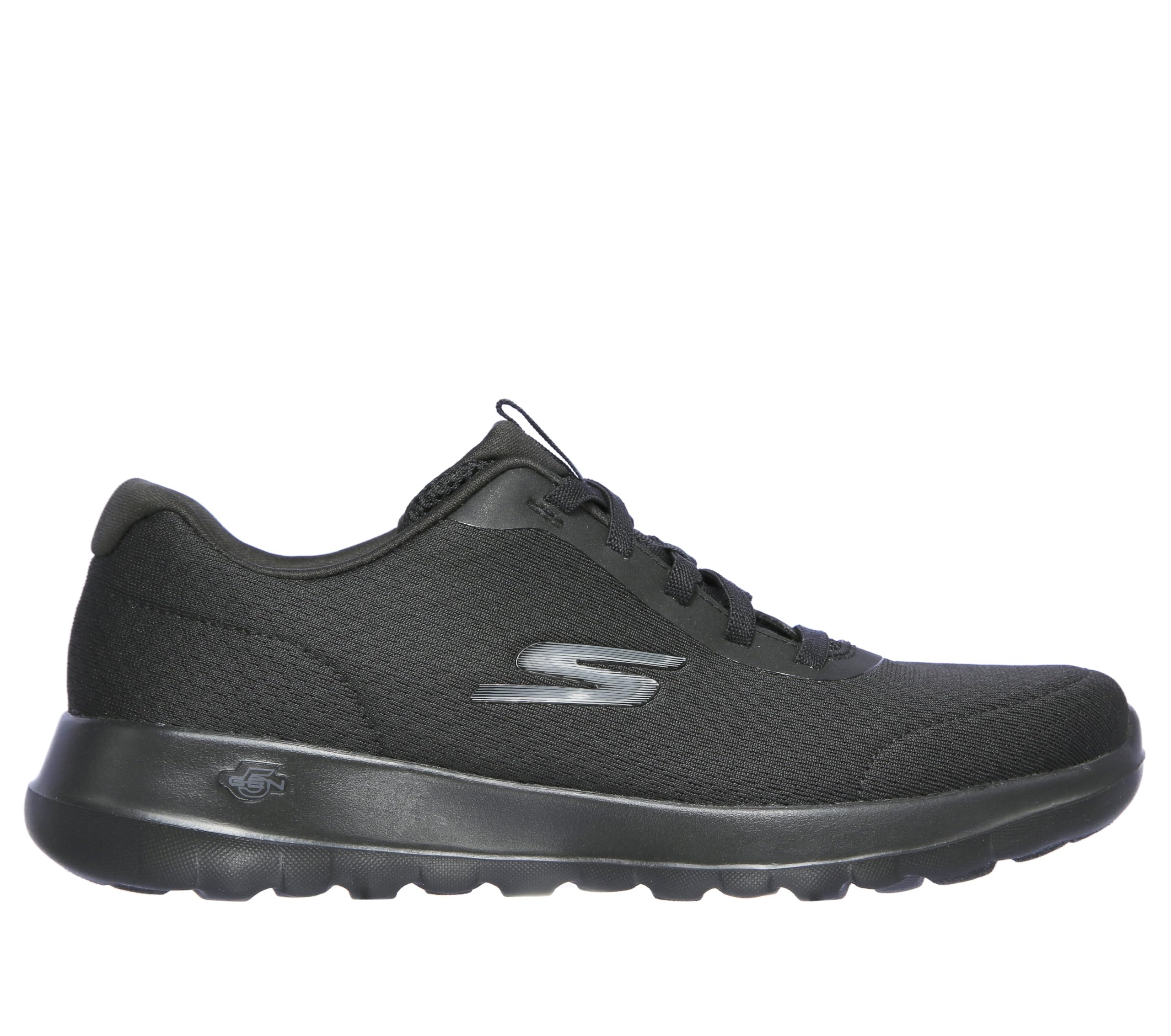 Skechers, Go Walk Joy Ecstatic, Sneaker da donna, nero, 12 Wide