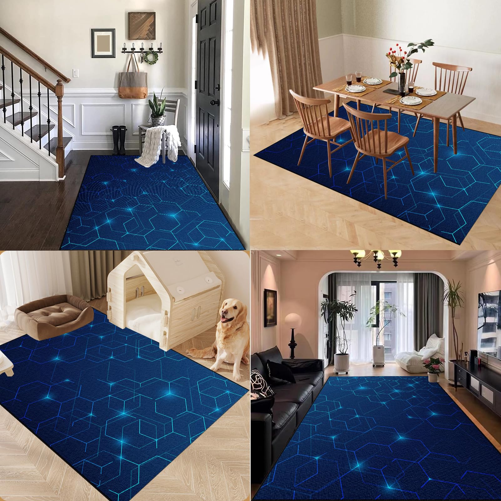 Tapis de Sous-Chaise de Bureau, Tapis de Chaise Gaming, Tapis Protection Sol Chaise Bureau, Tapis de Chaise Roulante, Tapis de Sol Gamer, Antidérapant Tapis de Protection pour Sols Durs 100 x 150 cm