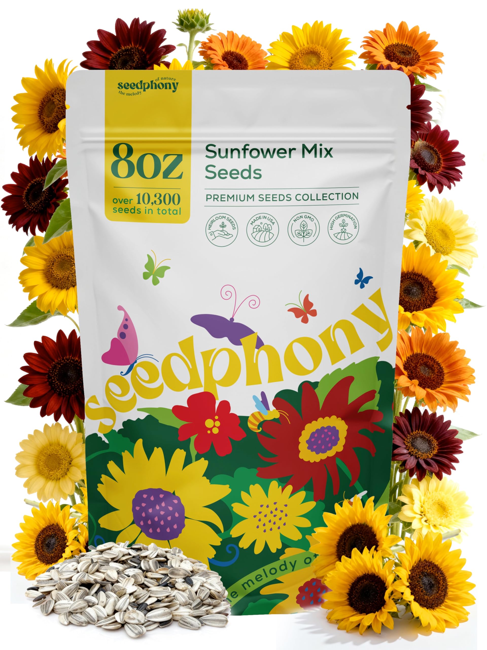 Seedphony Sunflower Mix Seeds Pack