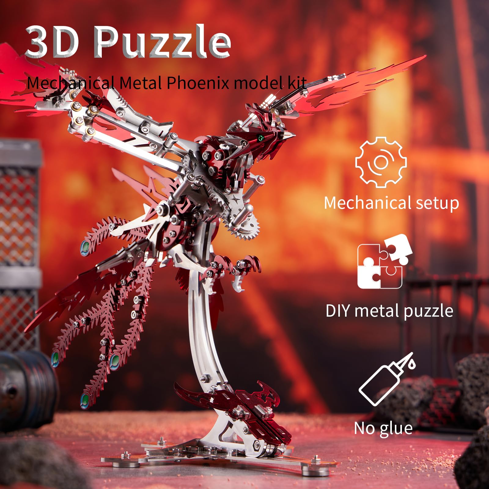 Amazon | StarryEyed Land 3Dメタルパズル 大人用 メカニカルメタル