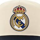 Icon Sports Officially Licensed Real Madrid Adjustable Dad Cap – White & Black Cotton Hat with Buckle for Men & Women gallery image