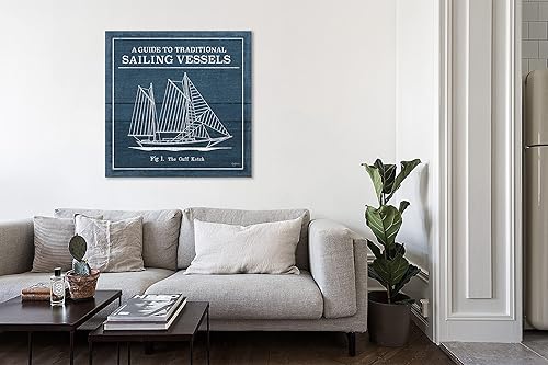 Miniatura 4 de Jaxson Rea Mary Urban - Lienzo envuelto en galería "Vintage Sailing Knots XI" (12 x 12 pulgadas)