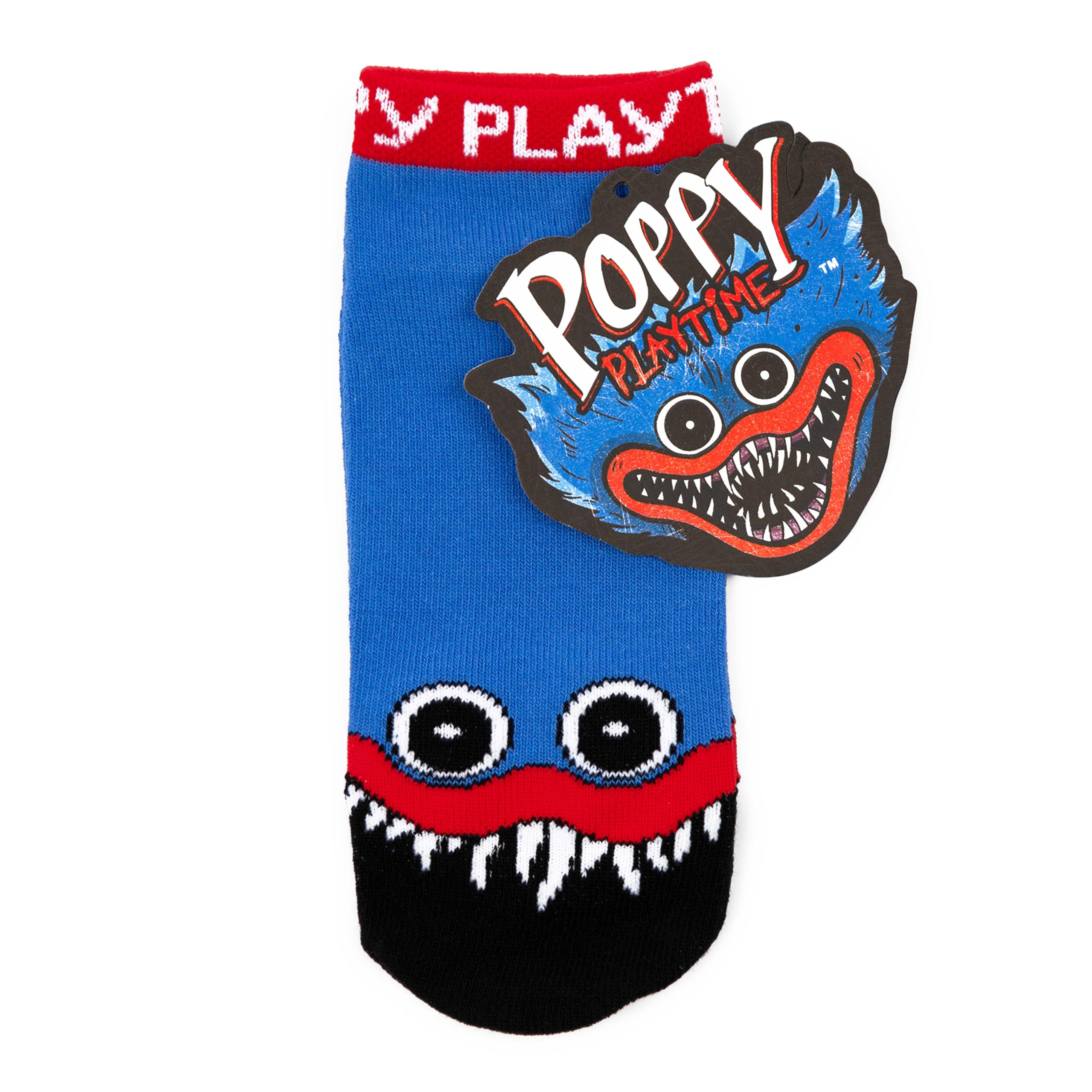 Poppy Playtime - Scary Huggy Wuggy - Calcetines tobilleros (unisex), paquete de 2