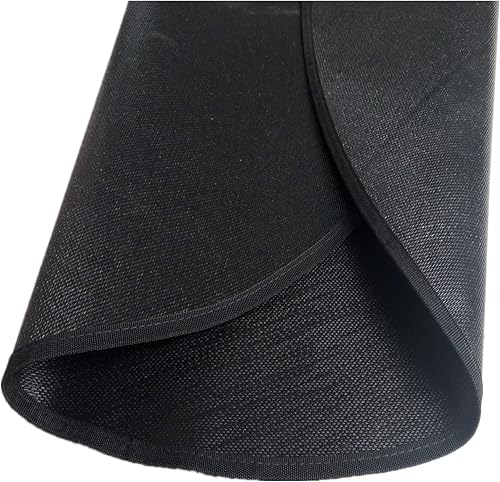 Miniatura 8 de Tapete redondo de brasas para debajo de la parrilla, tapete para fogatas para terraza, ignífugo, resistente al calor, parrilla de gas, freidora de