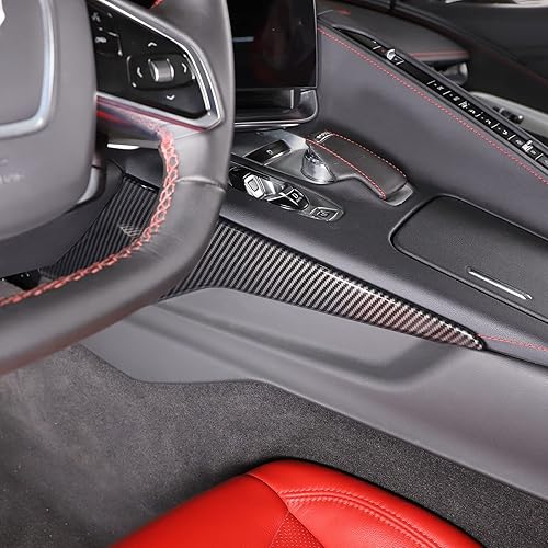 Vista 144 de CHEAYAR Cubierta decorativa para panel de interruptor de elevación de ventana, compatible con Chevrolet Corvette C8 2020-2023