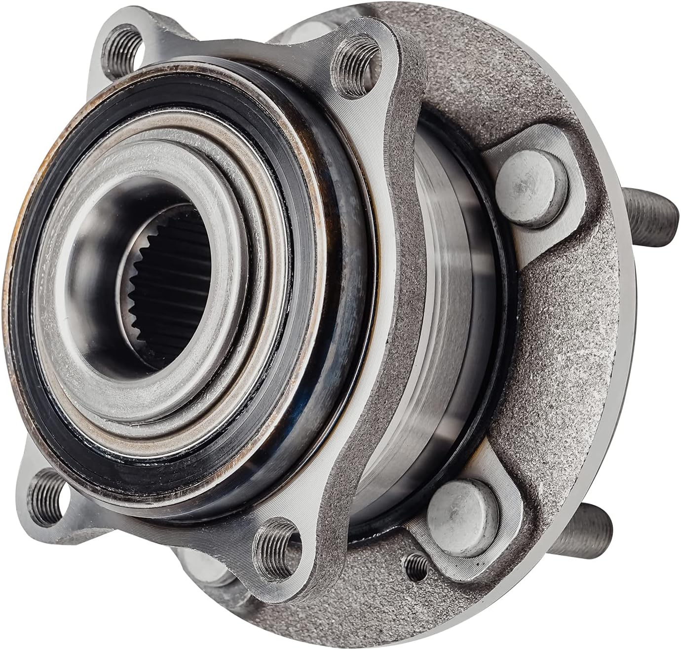 Detroit Axle - AWD Wheel Bearing Hub for Front 07-09 Hyundai Santa Fe, Rear 07-11 Santa Fe Veracruz, Wheel Bearing and Hub Assembly 2007 2008 2009 Replacement