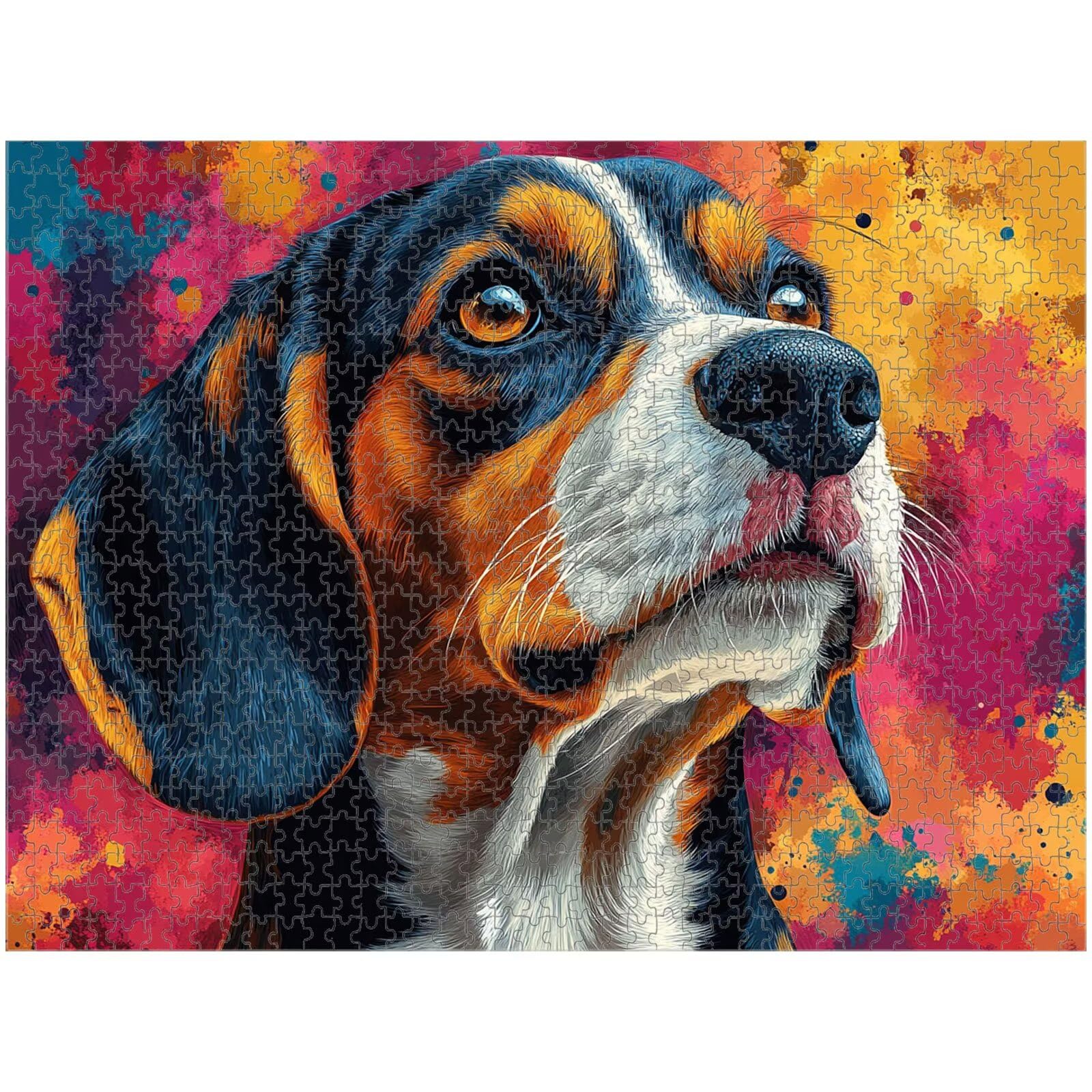 3000 Pezzi Puzzle Adulti - Cane & Colorato - Decorazione Murale 1T#337 | Puzzle in Legno, Tagliati con Precisione, Inchiostro dai Colori Vivaci, Hobby Statico, Decorazione per Casa, Regalo, 87x111cm
