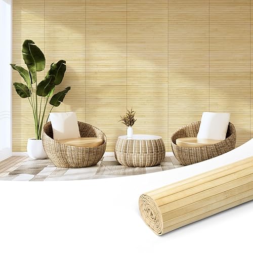 Art3d Natural Bamboo Wall Panel for Interior Wall Decor, Renewable