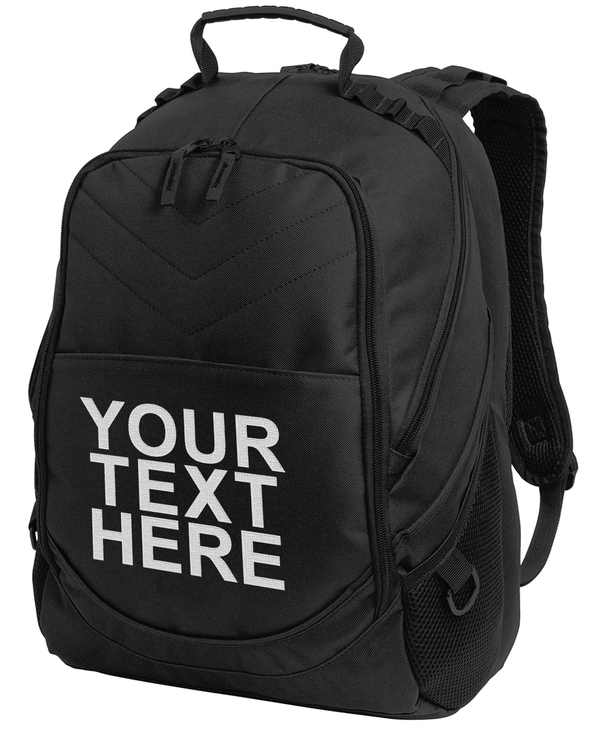 Printualist Personalized Custom Business Computer Backpack - Add Your Name (17" Laptops)