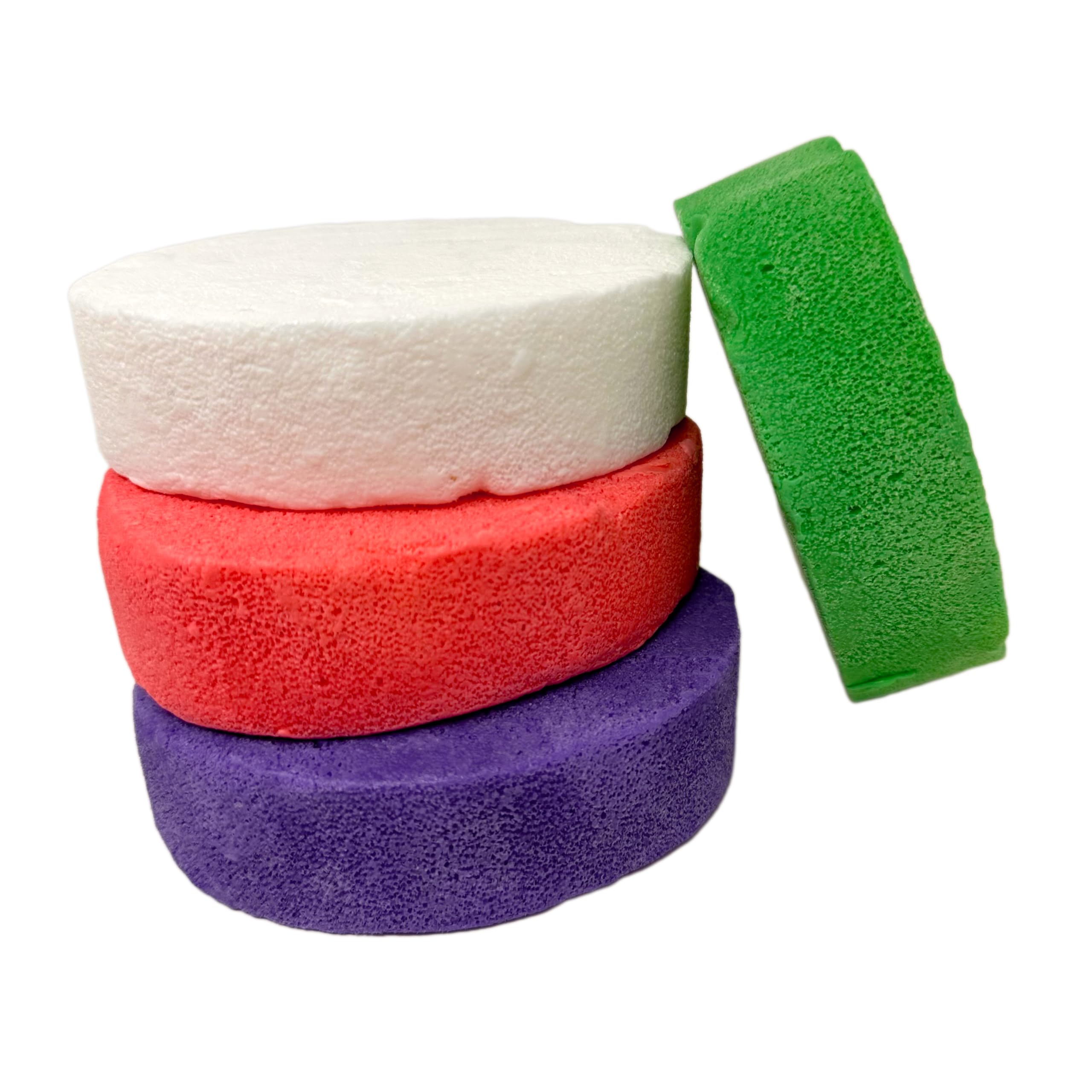 Rigasz Handmade Exfoliating Sponge Soap Set, A Natural and Refreshing Cleaning Experience (Set of 4), White (Turkish Bath) - Image 2