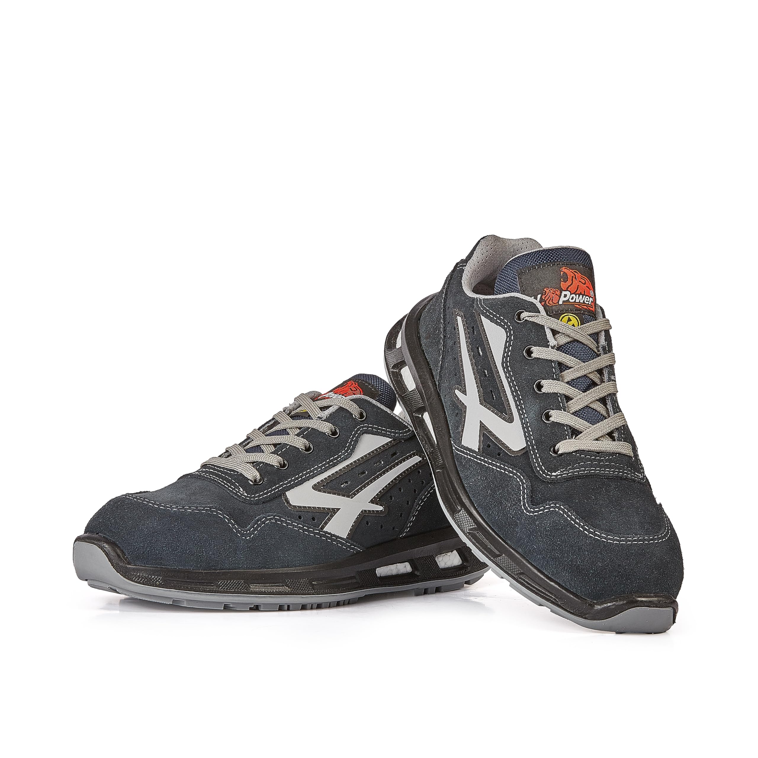 U-Power Red Lion Emotion, Chaussures de sécurité unisexes, légères, flexibles, anti-crevaison en cuir, avec insert Infinergy, avec embouts en aluminium (Blue 43)