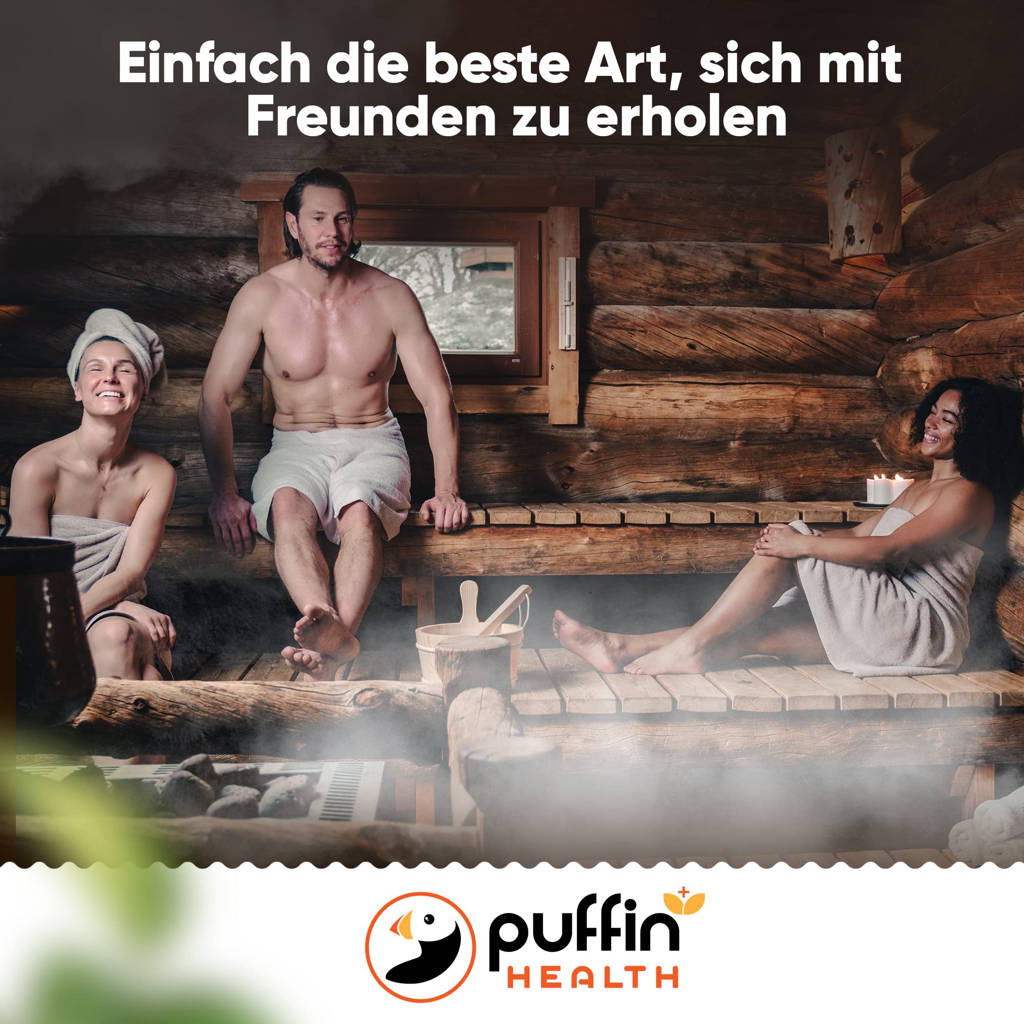 Sauna Zubehör Set | Saunathermometer, Hygrometer, Sanduhr, Aufguss Eimer & Saunakelle | Das perfekte Saunazubehör für Zuhause