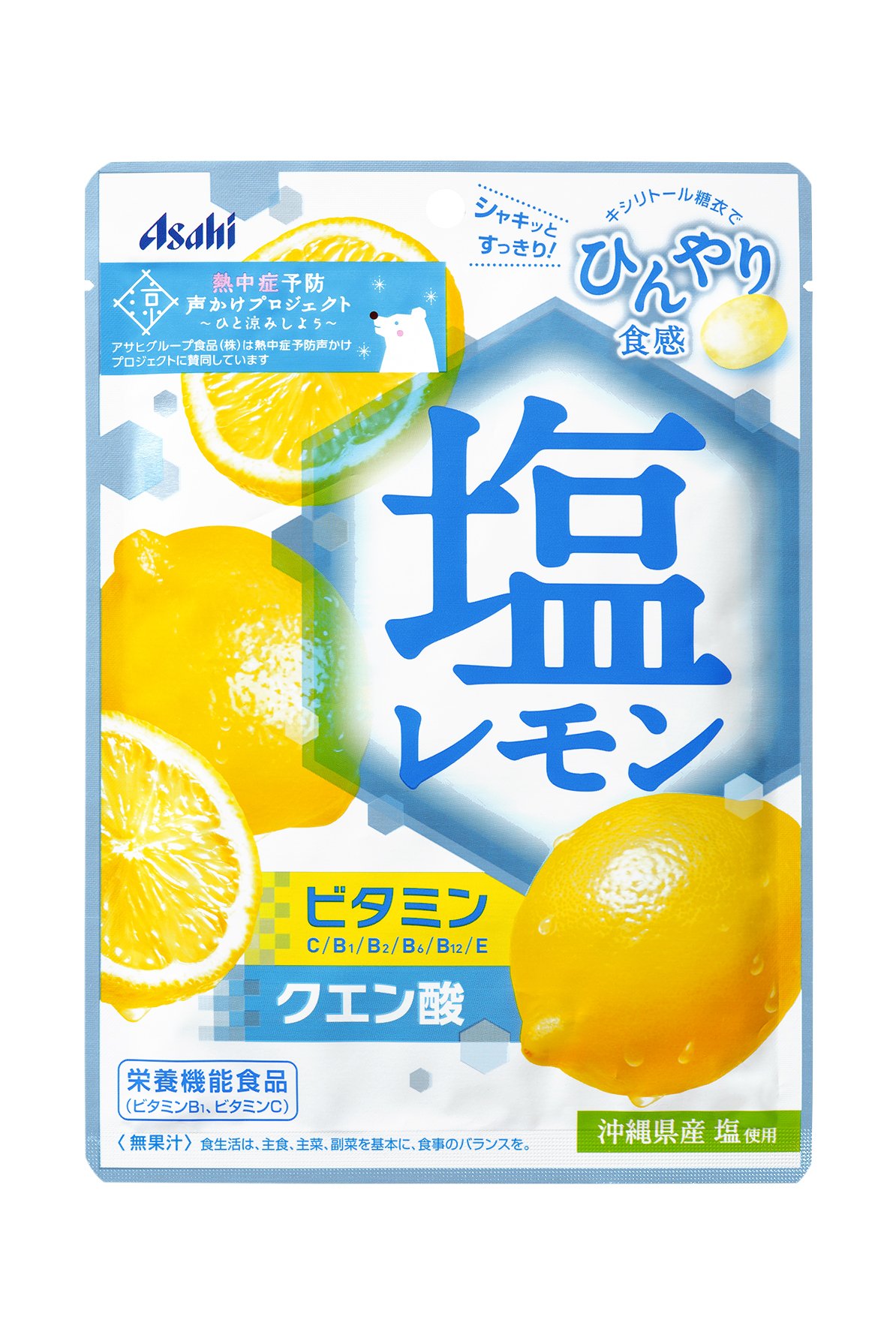 Asahi Group food salt lemon candy 81g × 6 bags