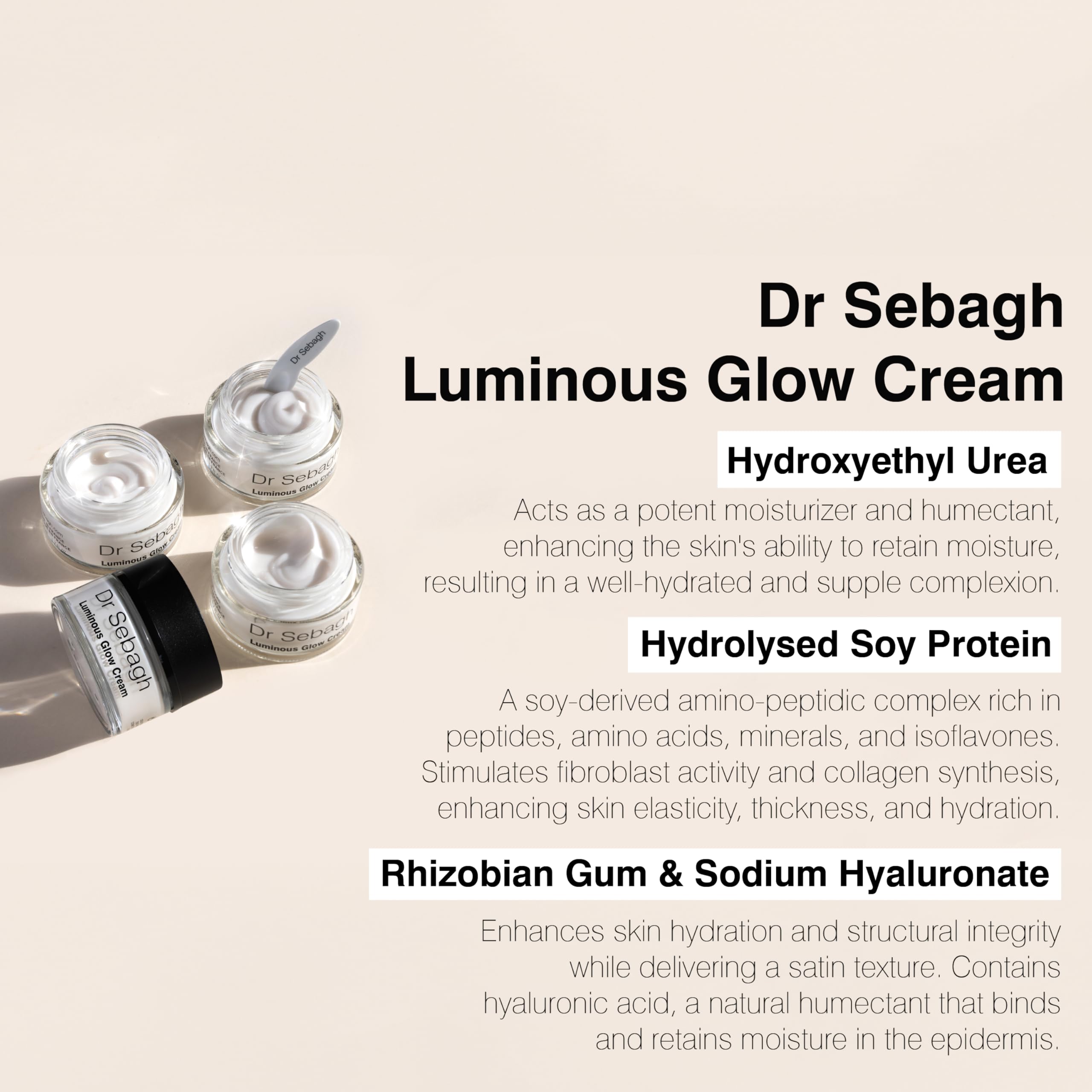 Dr. Sebagh Luminous Glow, Gesichtspflege, 50ml