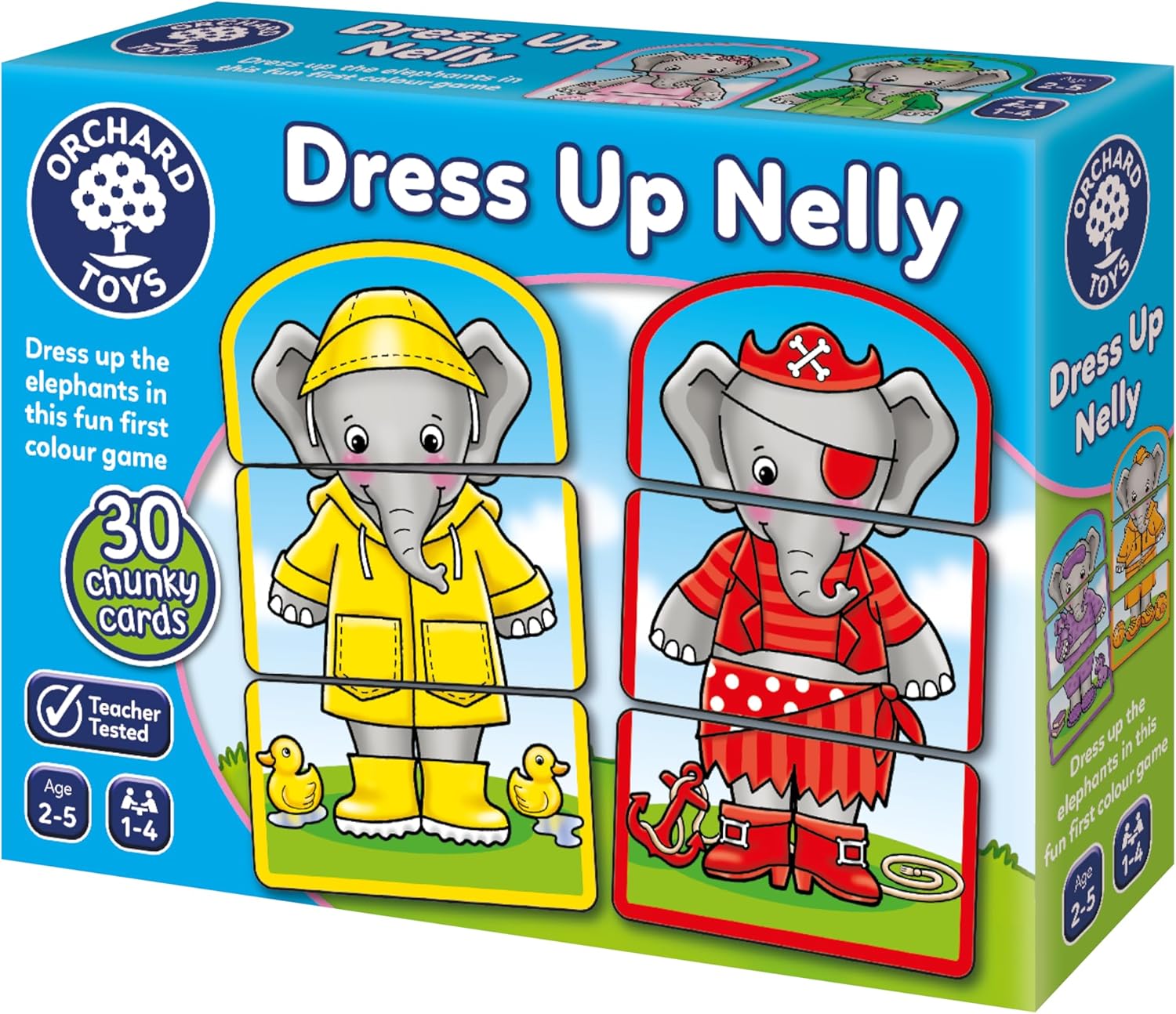 Orchard Toys Dress Up Nelly Educational Kids Games for Sorting, Colour Matching and Memory Game, First Card Game for Learning Colours & Outfits, Baby Flash Cards for Boys & Girls and Toddlers Age 2+ Orchard Toys Dress Up Nelly Educational Kids Games for Sorting, Colour Matching and Memory Game, First Card Game for Learning Colours & Outfits, Baby Flash Cards for Boys & Girls and Toddlers Age 2+