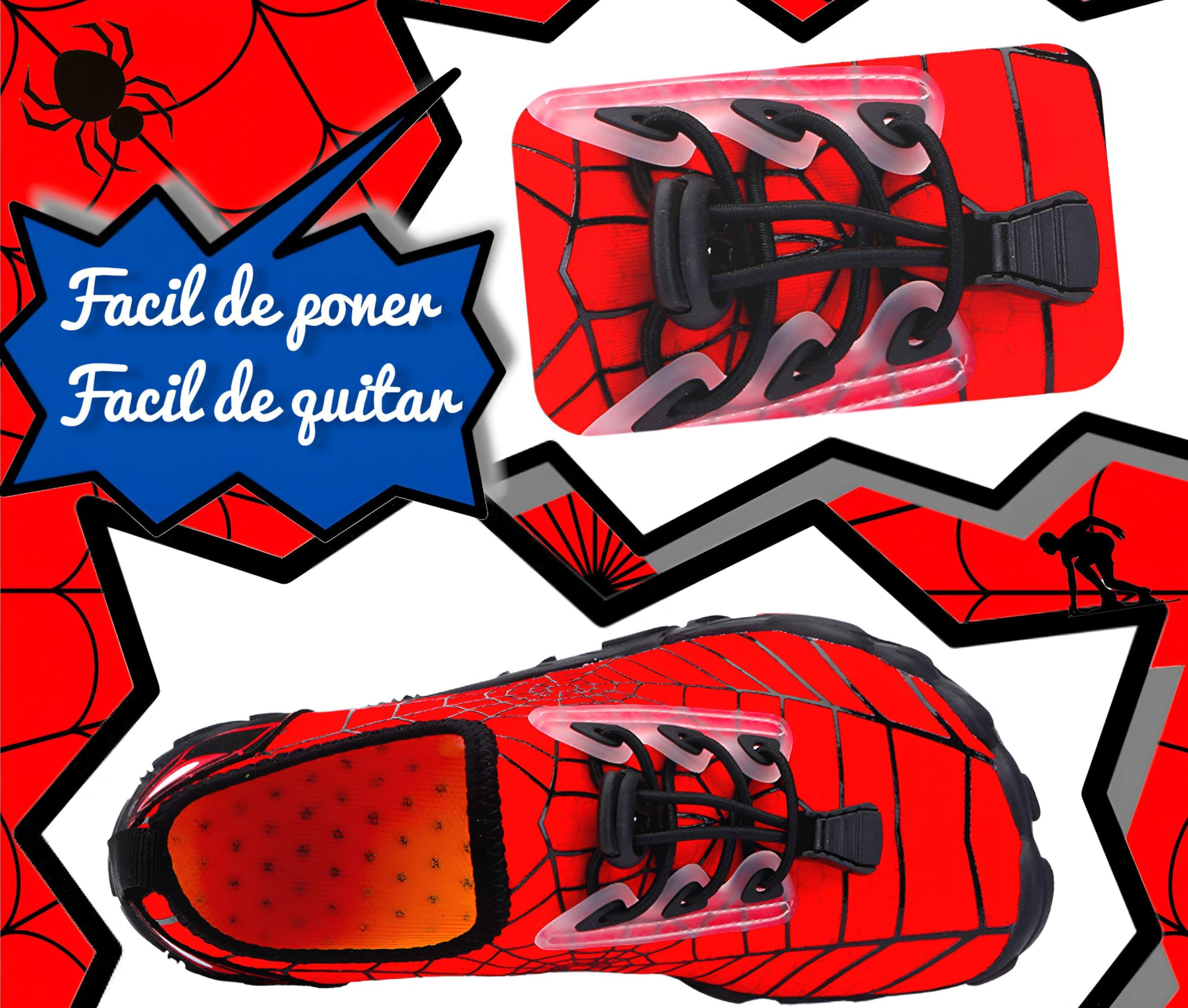 Zapatillas Comodas Niños Running Deporte Transpirables Calzado Descalzos Zapato Respirable Antideslizante Playa Barefoot