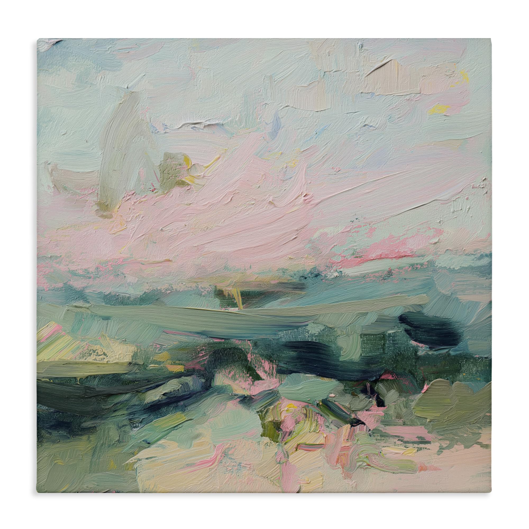 Stupell Industries Pastel Landscape Atmosphere 'Nature's Palette Atmosphere'| Canvas Art