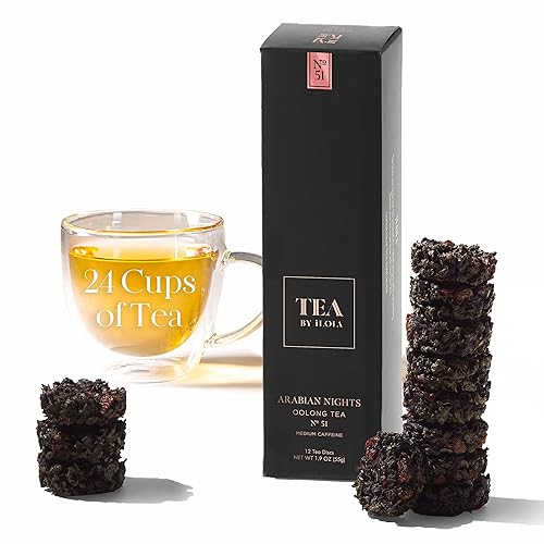 iLOLA Oolong - Discos de té orgánicos de hojas sueltas Arabian Nights No 51