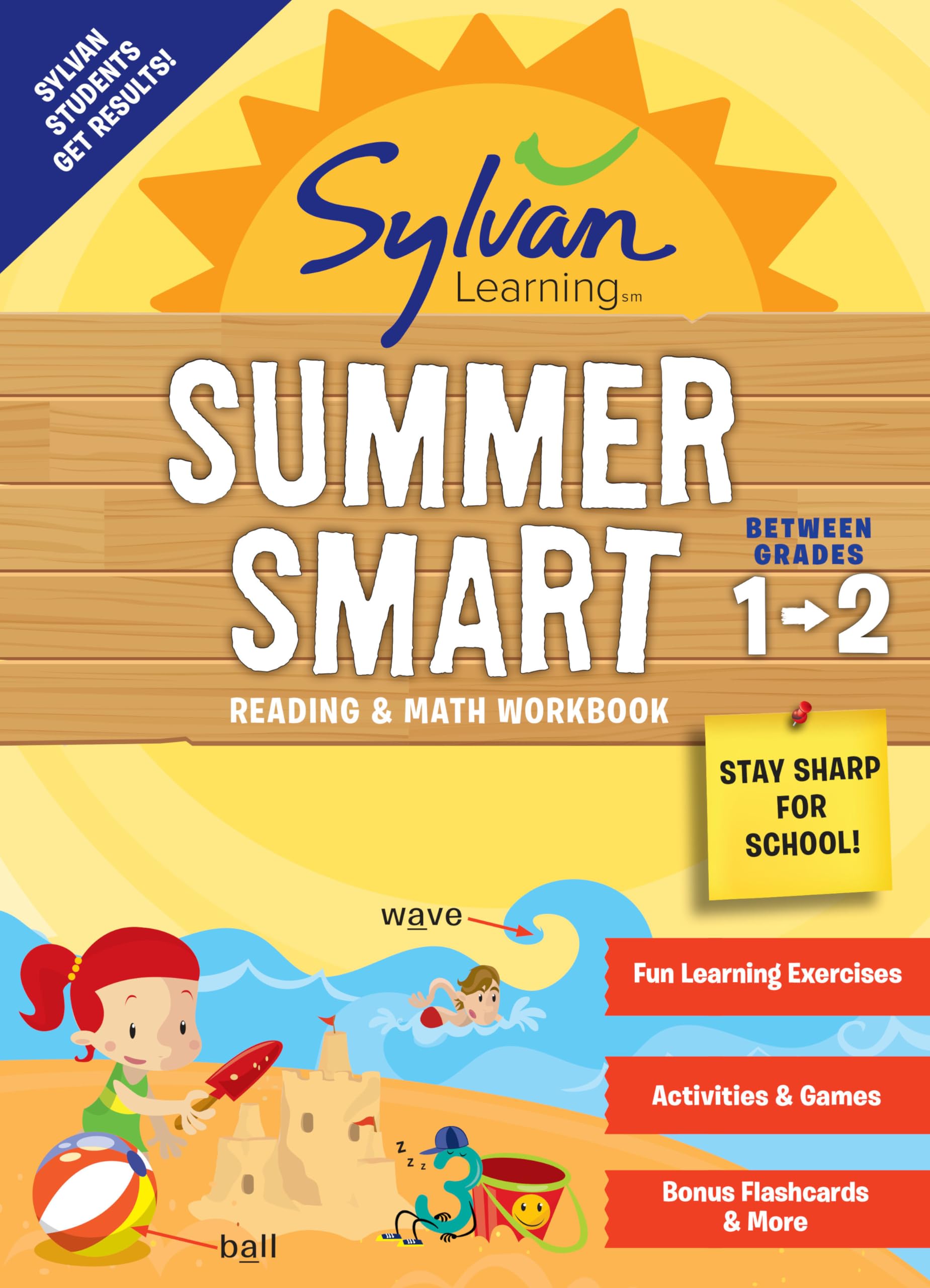 Sylvan Summer Smart Workbook: Between Grades 1 & 2 (Sylvan Summer Smart Workbooks)