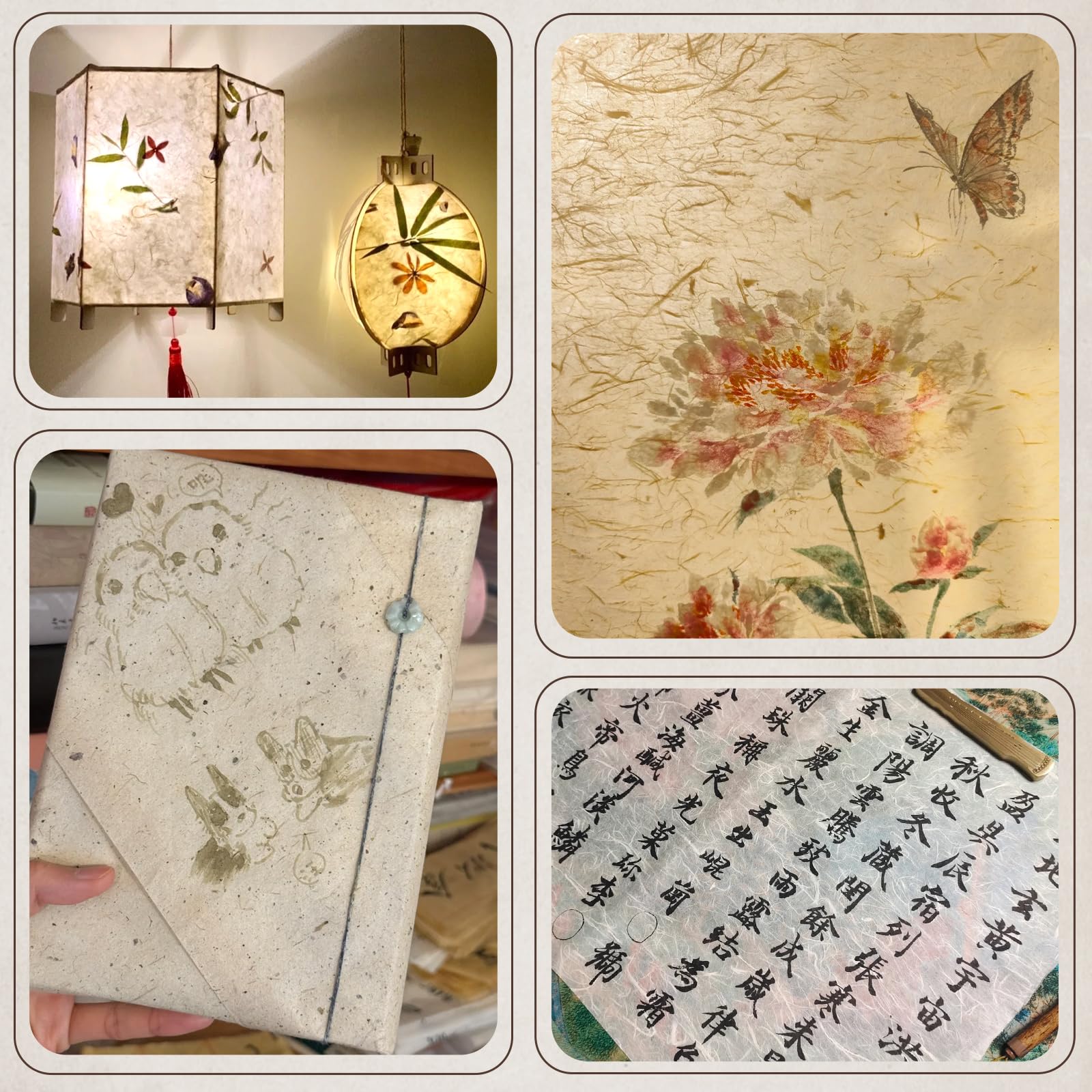Mulberry Paper Sheets - Decoupage & Crafts -6