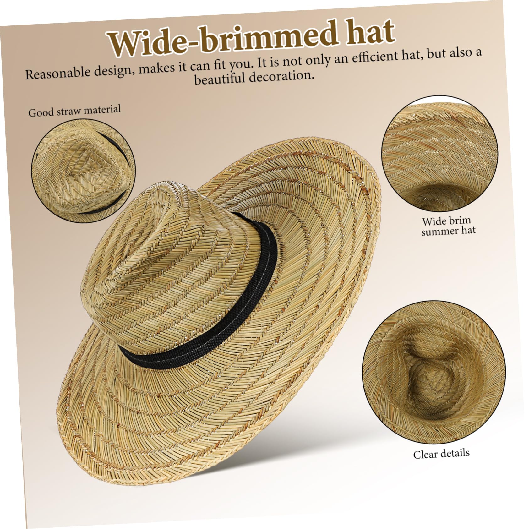 Visière Large Hommes Été Soleil Chapeaux De Seau Plage Casquette Homme Chapeau Seau Homme Chapeaux UV Paille