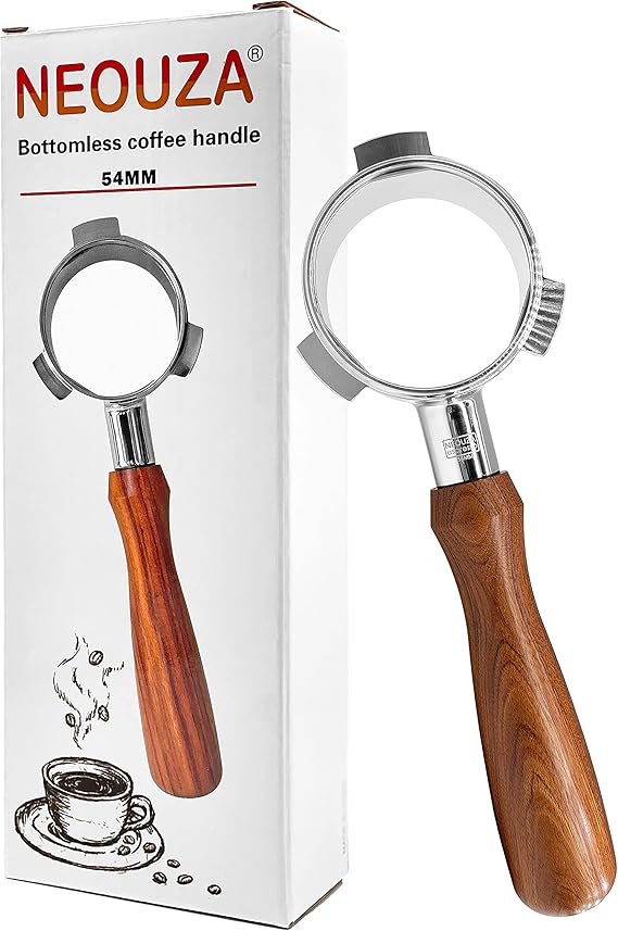 NEOUZA Espresso Bottomless Portafilter Compatible for Breville 870/875/878/880 Coffee Machine