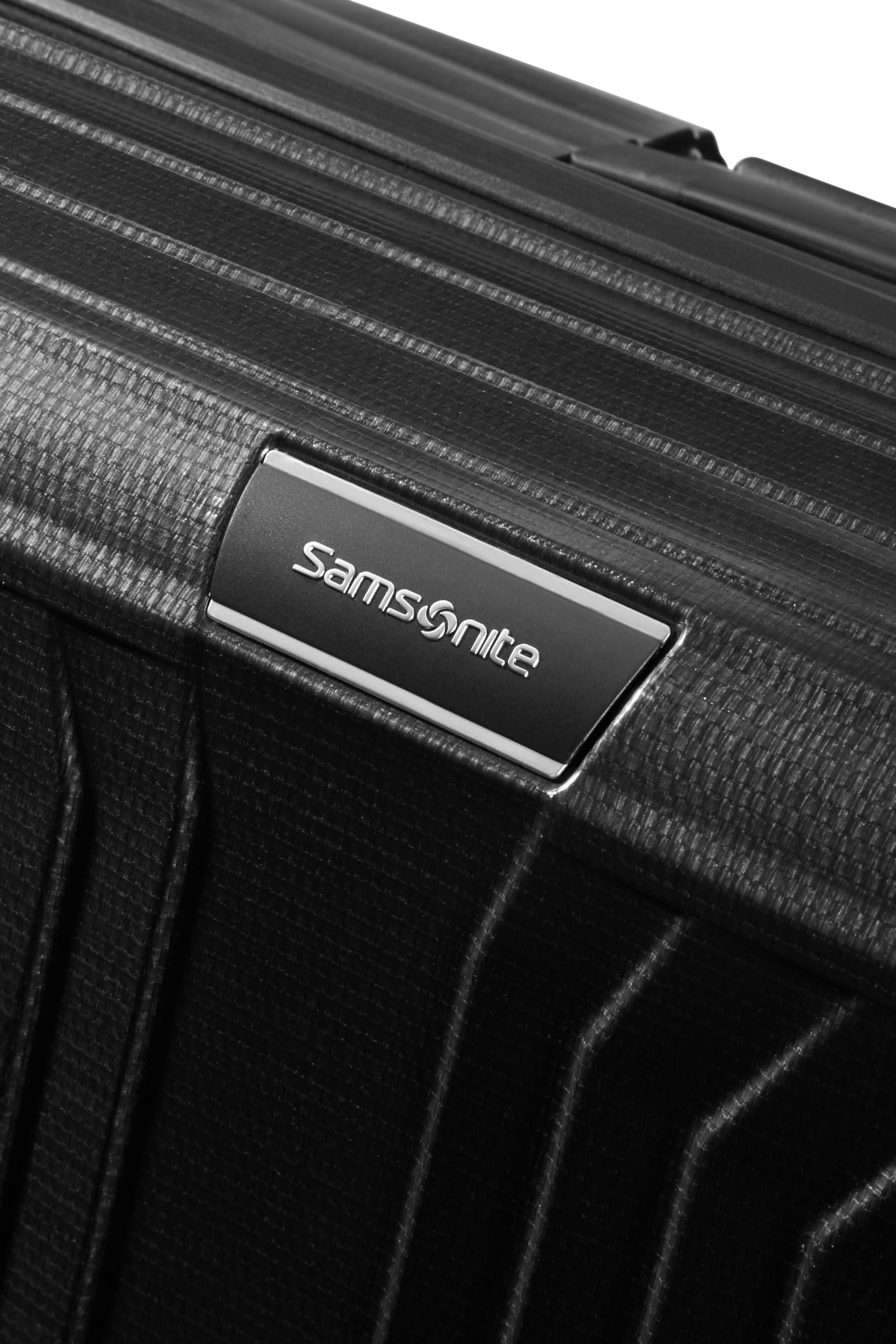 Samsonite Lite-Box - Premium Hartschalenkoffer Mittelgroß 69 cm, Reisekoffer mit 4 Rollen, Leicht, TSA-Schloss, 75L - 2.80 KG - Schwarz