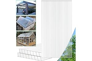 8 Pack Polycarbonate Greenhouse Panels